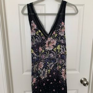 Free People Floral Sheer Dress